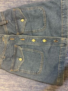 Sezane Denim mini skirt size 34(xs) sezane organic cotton